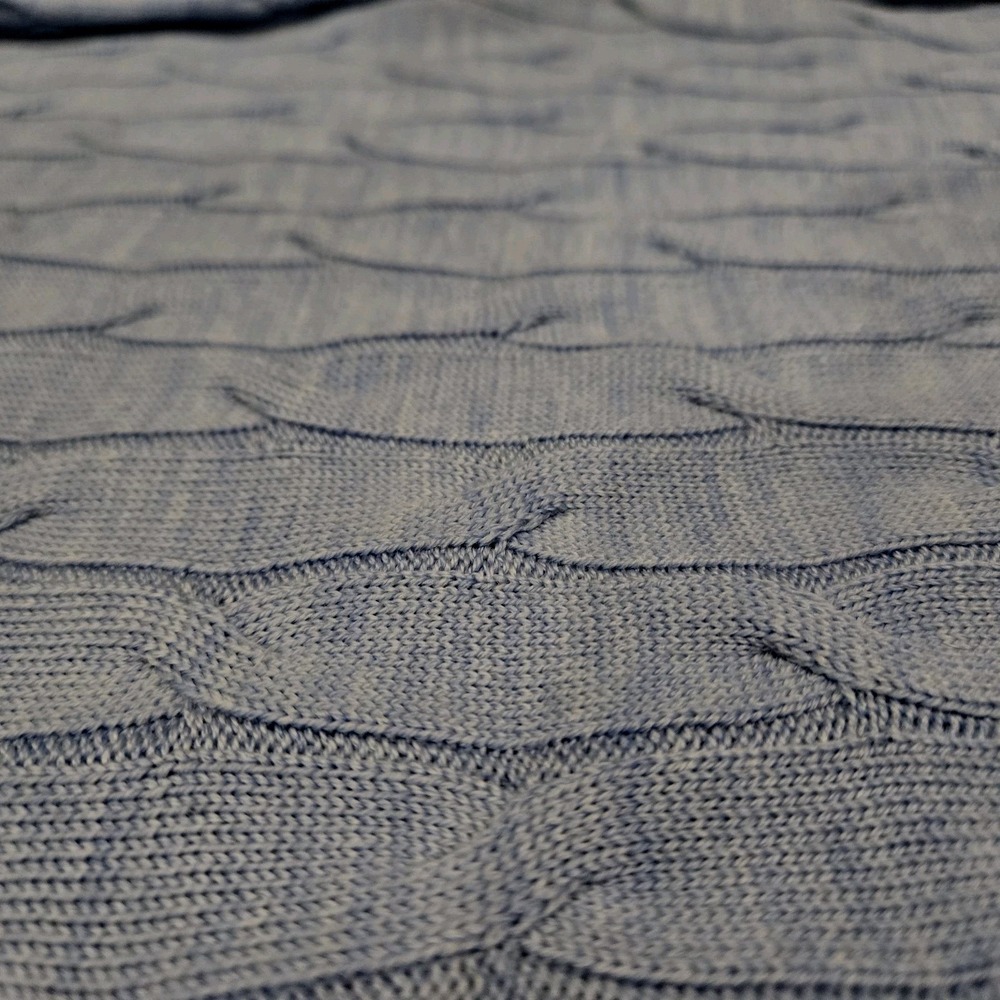 Daniel Cremieux Blue 100% Marino Wool Mens Sweater Large Classic Preppy Money - Picture 6 of 6